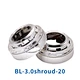 5D car LED lens shroud