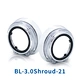 5D car LED lens shroud