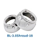 5D car LED lens shroud